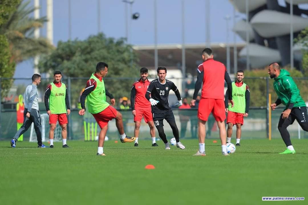 المنتخب العراقي ينهي وحدته التدريبية الأخيرة قبل مواجهة عمان غداً